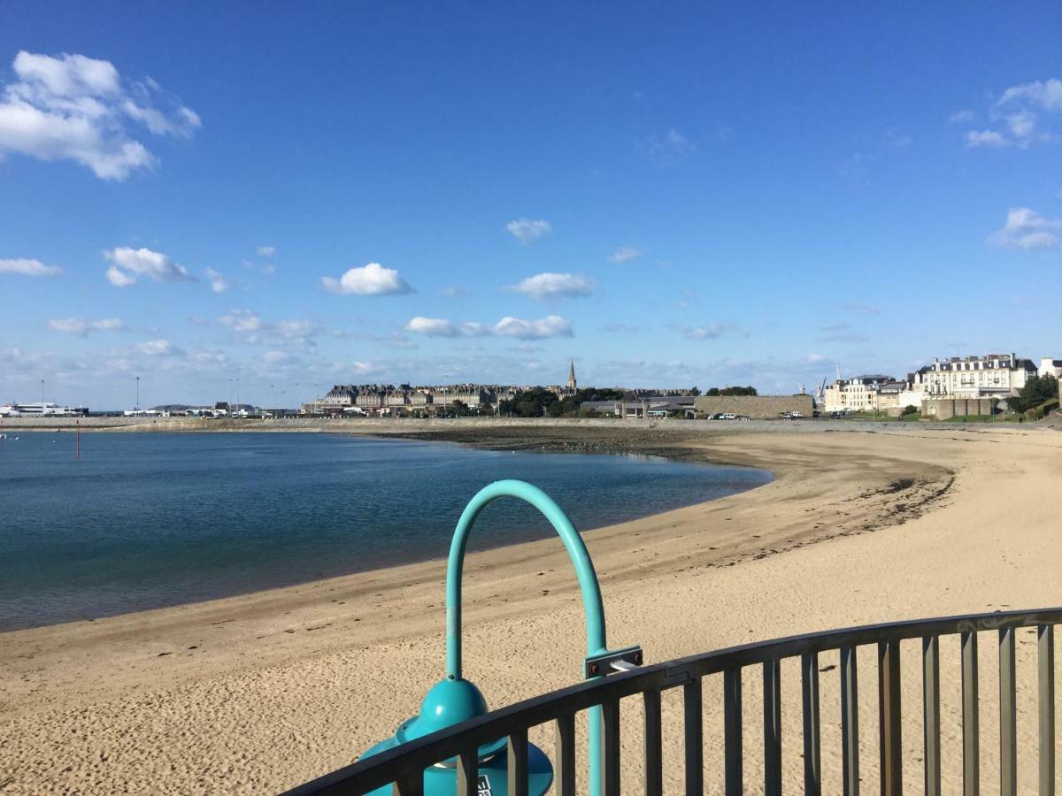 Studio Bord De Plage Des Bas Sablons Saint Malo Saint-Malo Exterior foto